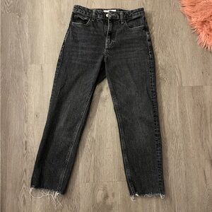 TopShop Black straight leg jeans